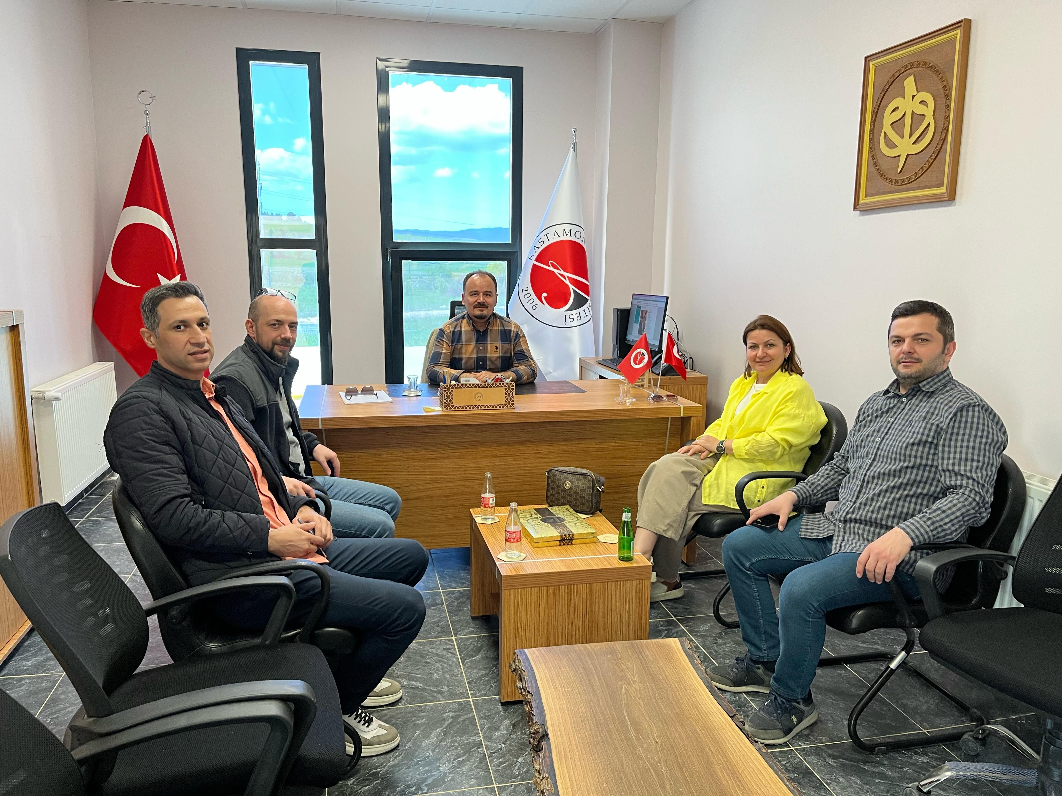 Üniversitemiz Orman Fakültesi Öğretim Üyelerinden Merkezimize Ziyaret
