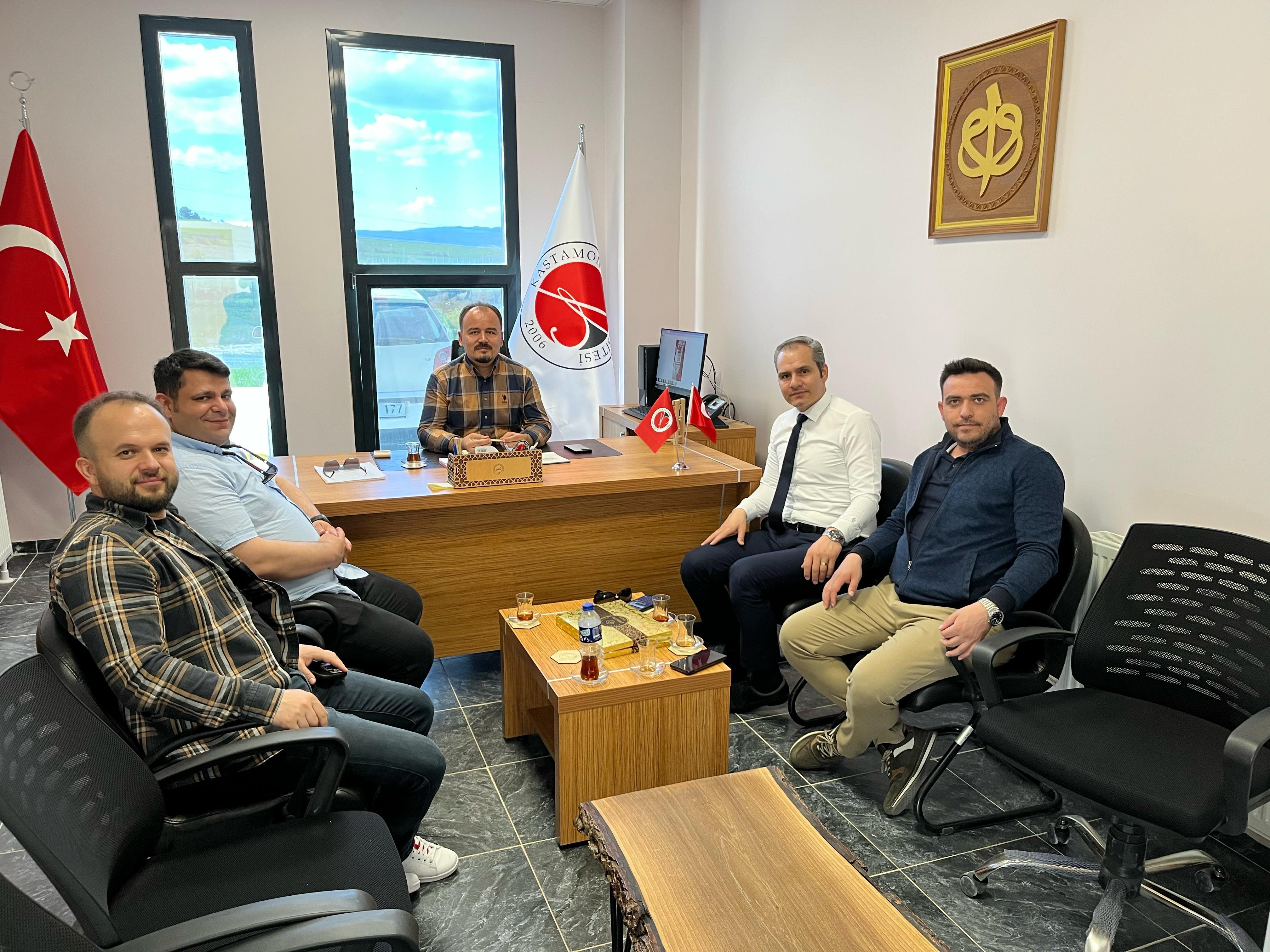 Üniversitemiz Sağlık Kültür ve Spor Daire Başkanlığı Şube Müdürlüğünden Merkezimize Ziyaret