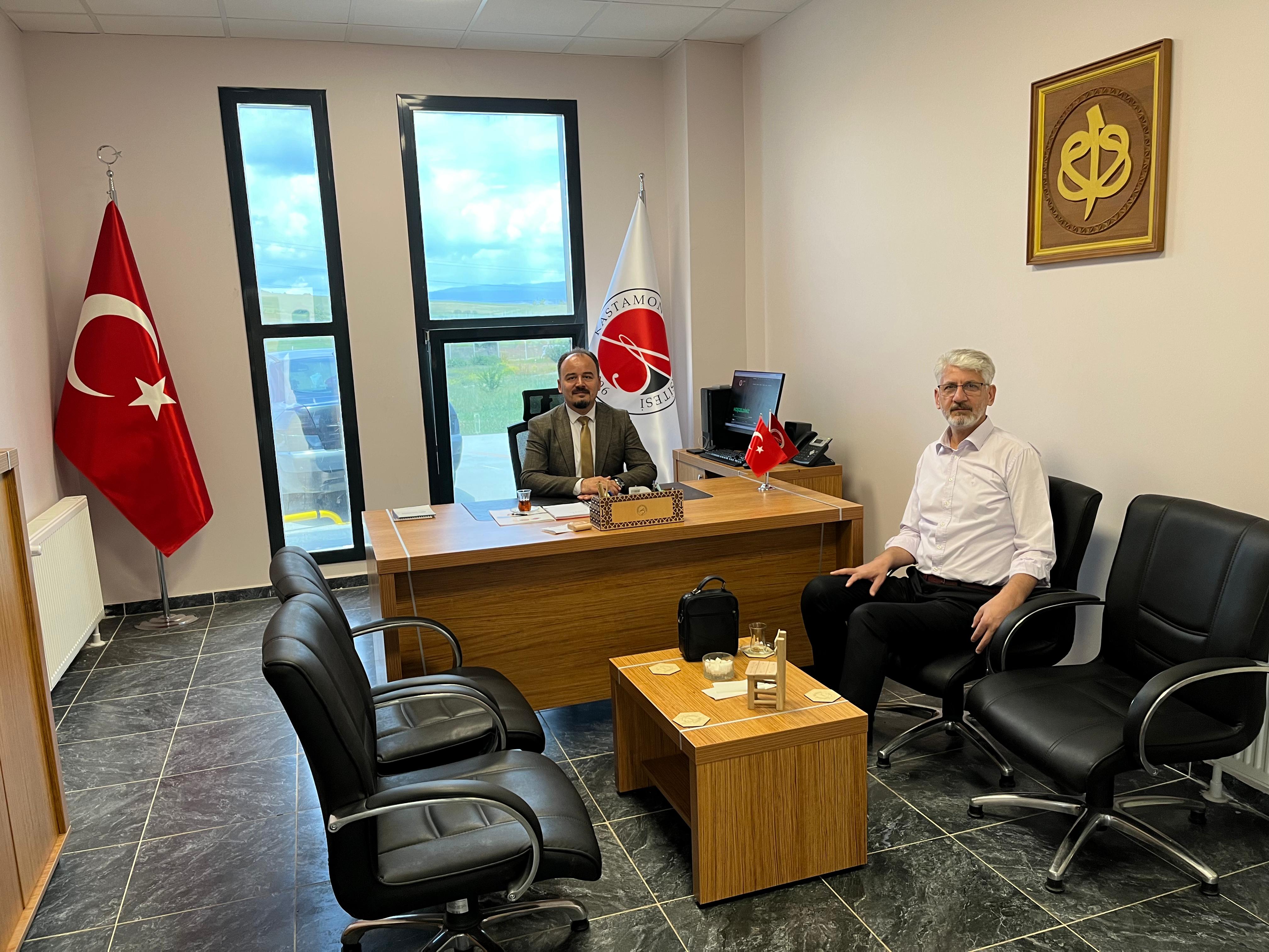 Üniversitemiz Orman Fakültesi Orman Endüstri Mühendisliği Bölüm Başkanlığı'ndan Merkezimize Ziyaret